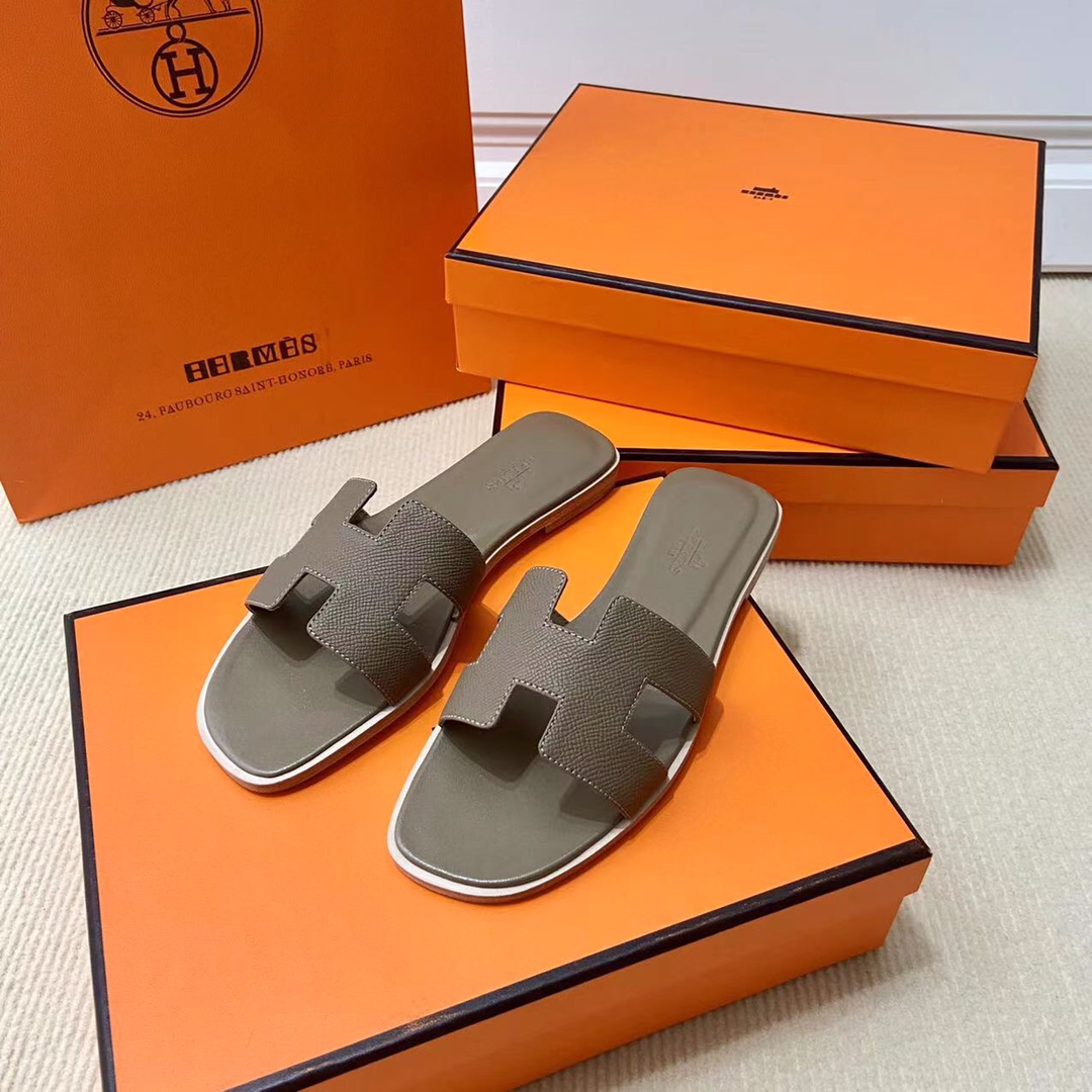 에르메스 올수공 오란 슬리퍼 샌들 앱송 42